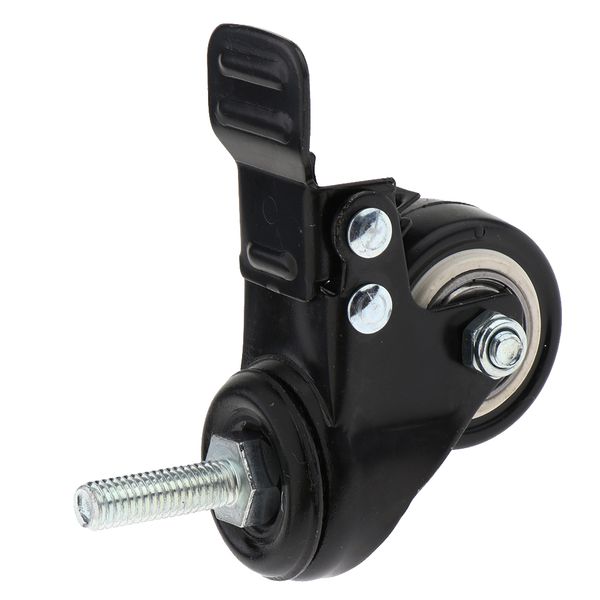 

2 inch pu swivel caster wheel double ball bearing heavy duty chairs furniture wheel with brake