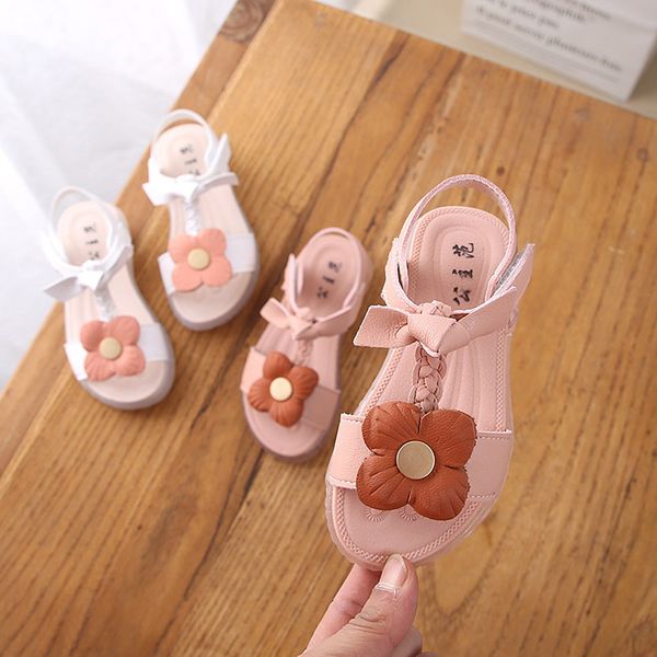

baby girl beach sandals sneaker toddler kids floral casual single shoes kids shoes for girls sandals for girls new, Black;red