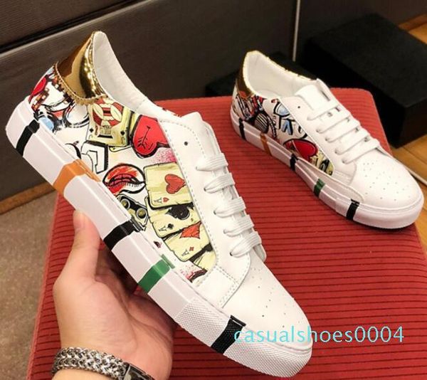 

quality latest mens designer casual shoes fashion designer sneakers cool shoes size 38-45 model like21006ci04, Black