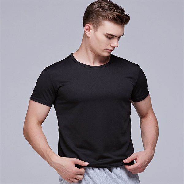 

summer men's short-sleeved t shirt waterproof quick-drying half sleeved jacket youth antifouling breathable sweatshirt wholesale, White;black