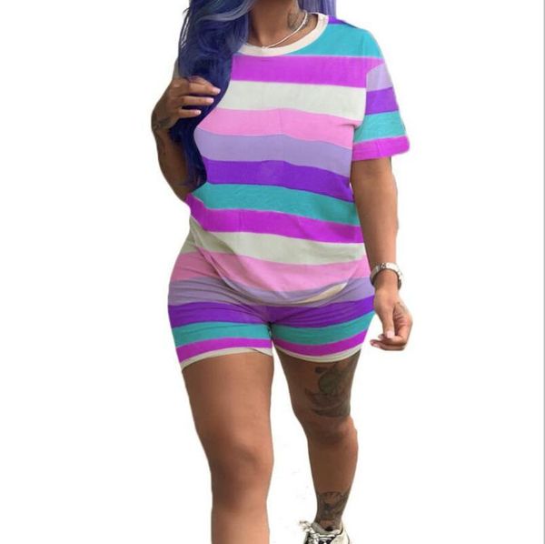 rainbow plus size jogging suits
