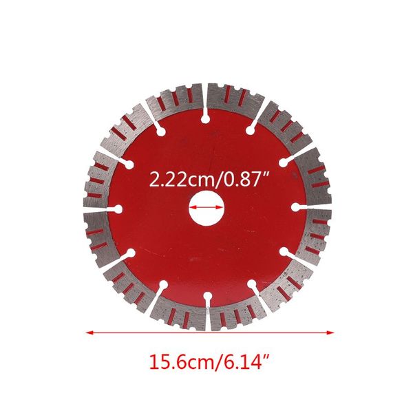 

156mm saw blade dry cut disc for marble concrete porcelain tile granite quartz stone cutter