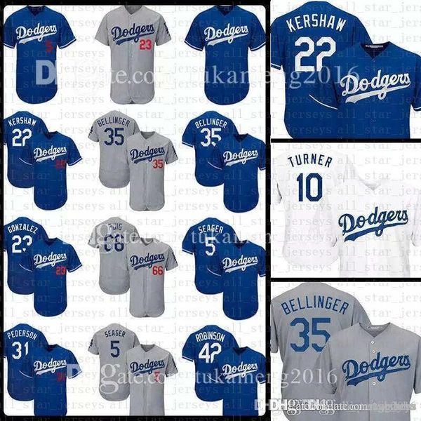 

cheap Los Angeles Baseball Jersey Dodgers 22 Clayton Kershaw 5 Seager 35 Cody Bellinger 10 Justin Turner Piazza Robinson Hernandez Pederson
