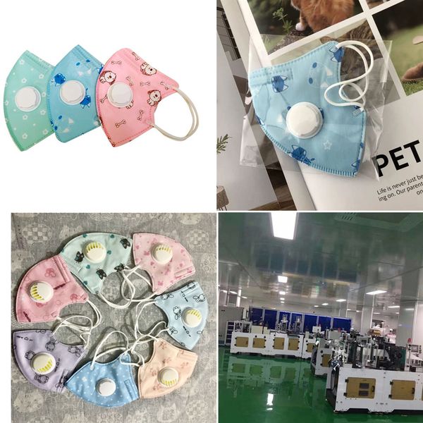 

маска детская маска детские мультяшные маски для лица активный угольный фильтр дыхательный клапан pm2. 5 anti virus haze пылезащитная защитн