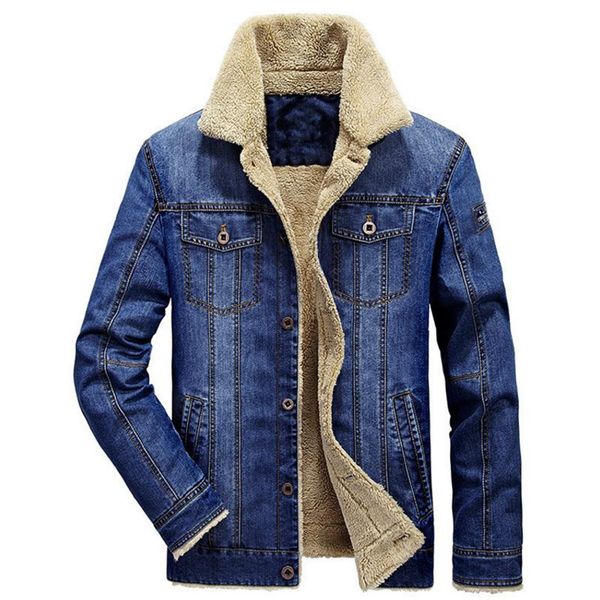 

autumn and winter men coats fashion clothes denim thick jackets winter jackets men coat, Black;brown