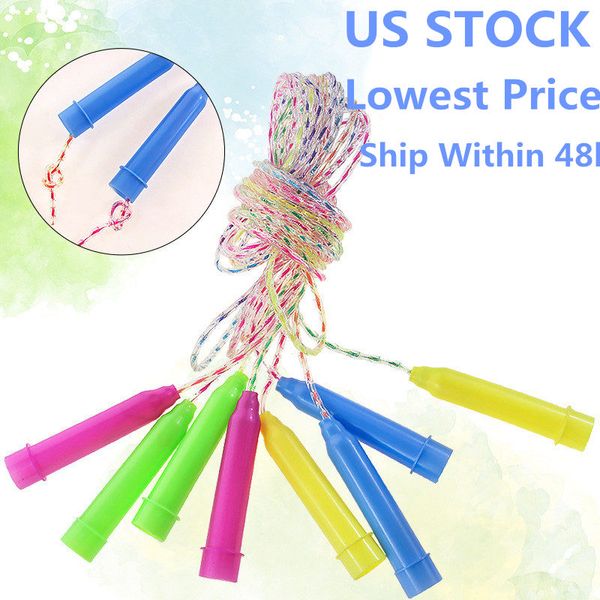 

US STOCK, Colorful Aerobic Exercise Boxing Skipping Jump Rope Adjustable Bearing Speed Fitness Black Unisex Women Men Jumprope FY6232