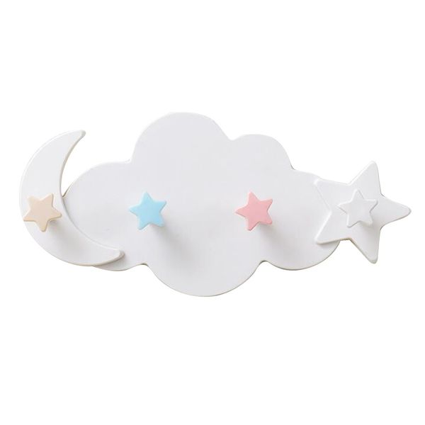 

вешалка для ногтей свободной star moon самоклеющиеся wall decor одежда hat облако форма главная висячие хранения организатор аксессуары крюк