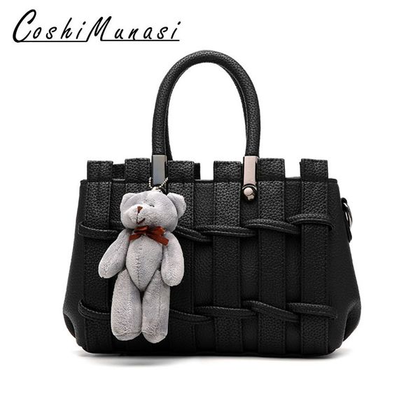 

женщины vintage сумка 2020 новая мода строчка sweet стиль crossbody сумка gummy медведь украшение hot double zipper design