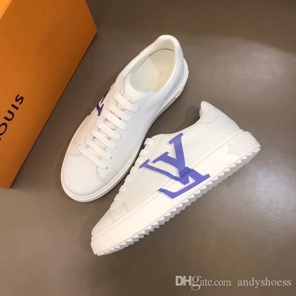 

2020 new designe r printed flat shoes casual red bottom shoes luxury men and women party fan leather sneakers size 38-45, Black