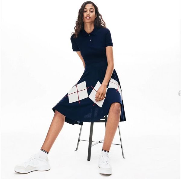 

2020 new pl62889 women long sleeve cotton shirt spring autumn brand female solid long sleevetee ladies turn-down collar polo, White