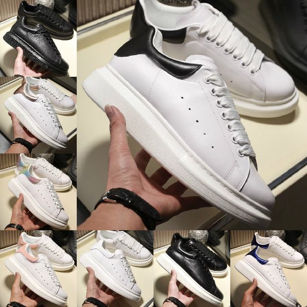 

wholesale 2019 casual walking shoes height increasing comfort pretty girl women shoe black white pink leather shoes men womens sneakers