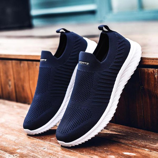 

light weight knitting women sneakers socks woman running shoes women's summer sports shoes women's sport tennis blue a-424