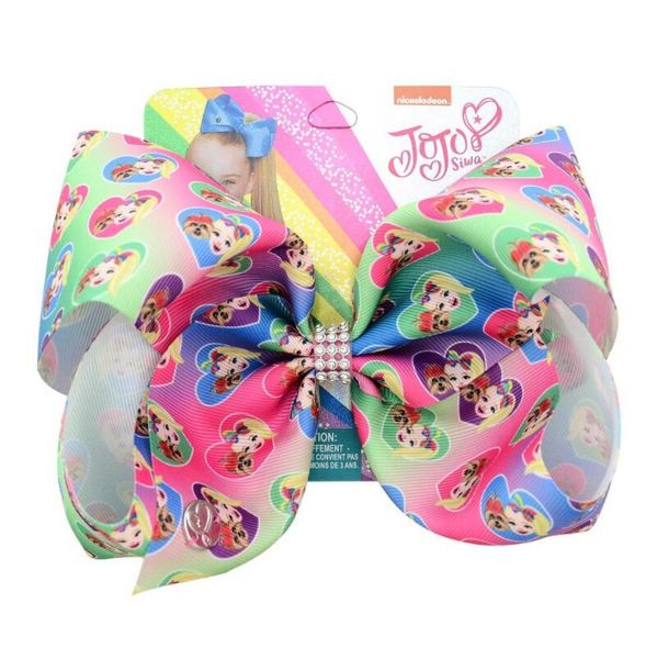 

новый jojo сива луки девушка заколки для волос jojo сивы детей заколок горячей продажи детских аксессуаров bb клипы дизайнер волос, Slivery;white