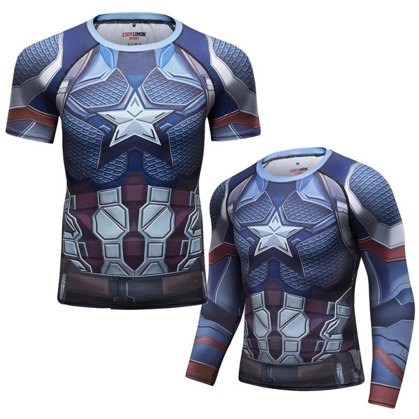 

4 short sleeve running t-shirt elastic sports fitness wear gym sports t-shirt men's sportswear, Black;blue