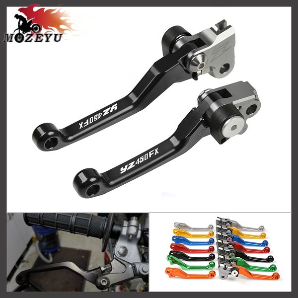 

cnc motorcycle dirt bike flex pivot brake clutch levers motocross motorbike for yz450fx yz 450fx yz 450 fx 2016 2018 2017