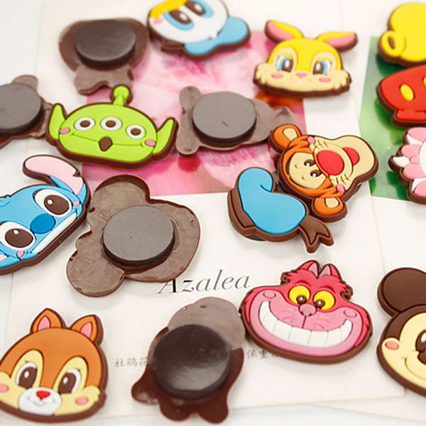 

mini silicone cartoon anime fridge magnets whiteboard sticker refrigerator magnets kids toy gift home decoration wholesale -11