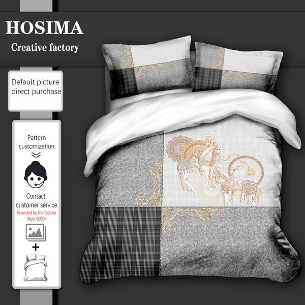 

3d designer bedding sets king size  size luxury quilt cover pillow case duvet cover designer bed comforters sets k9
