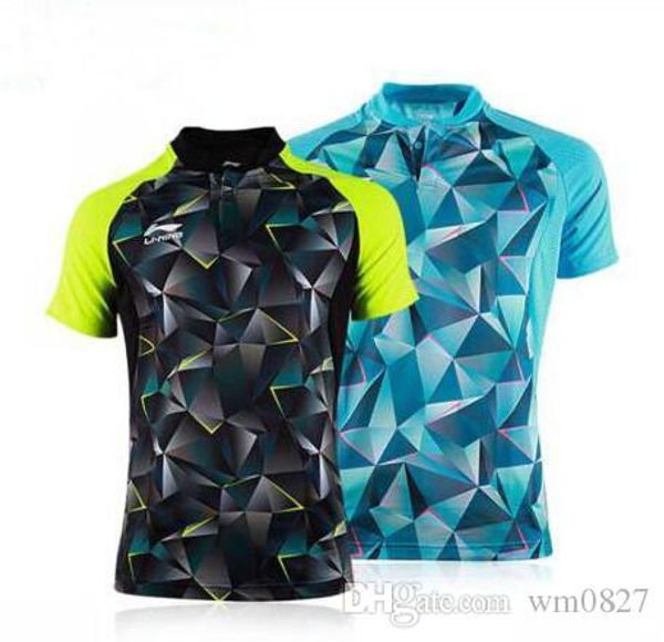 

новый 2016 li-ning настольный теннис спортивной одежды, li-ning настольный теннис рубашки спорта джерси, женщины / мужчины soprtswear бадмин, White;black