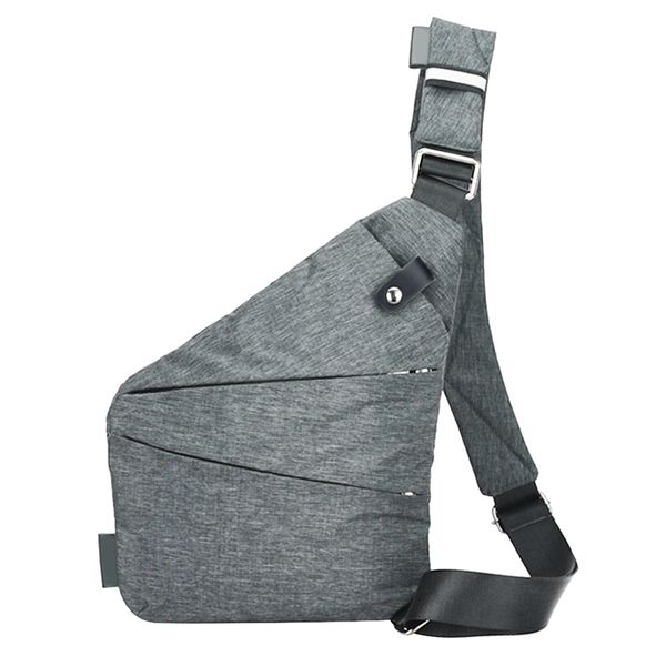 

new fashion men canvas chest messenger crossbody bag casual simple single anti theft shoulder bag male sac a main hand pack