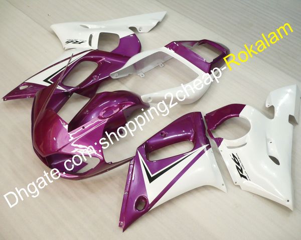 Мотоцикл для выработки Yamaha YZF-R6 1998 1999 2000 2001 2002 YZFR6 YZF600 YZF R6 600 Superbike Flatings Purple White (литье под давлением)