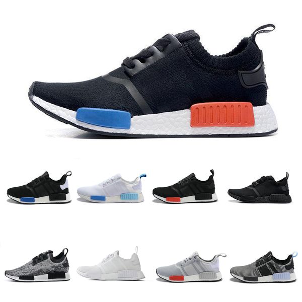 

discount brand new r1 r2 runner pk 2017 men's & women's runner black white oreo glitch camo casual shoes 01