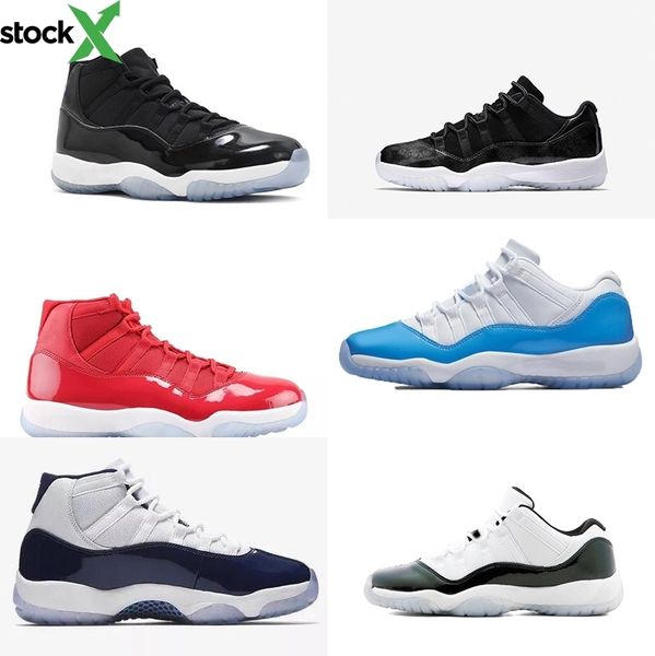 

с коробкой 2019 мужские и женские 11s low barons win like 96 82 баскетбольная обувь бренд дизайнер кроссовки для мужчин спортивная обувь con, Black