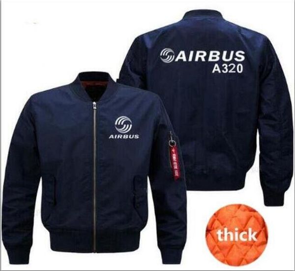 

2019 fashion pilot jacket airbus design men's jacket a320 a350 a380 a330 a340 spring and autumn winter top, Black;brown
