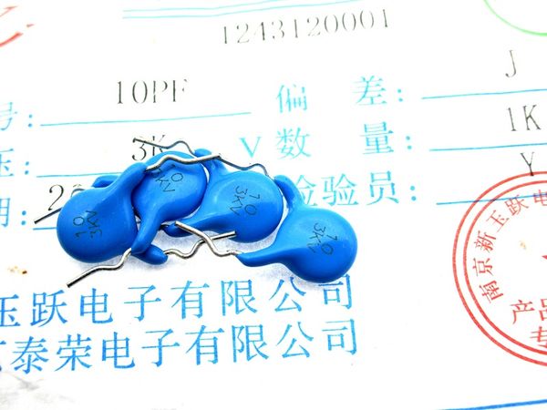 

high voltage ceramic capacitor 3kv 10p 10pf 10j 3000v pitch 7.5 5%