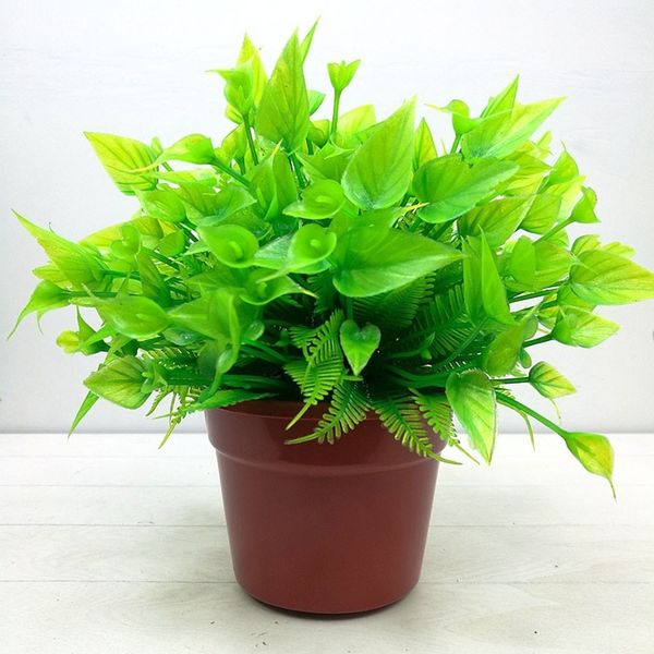 

1 pc bonsai coffee green succulents planting pot flower simulation tree grass deskbonsail ornament decoration for home