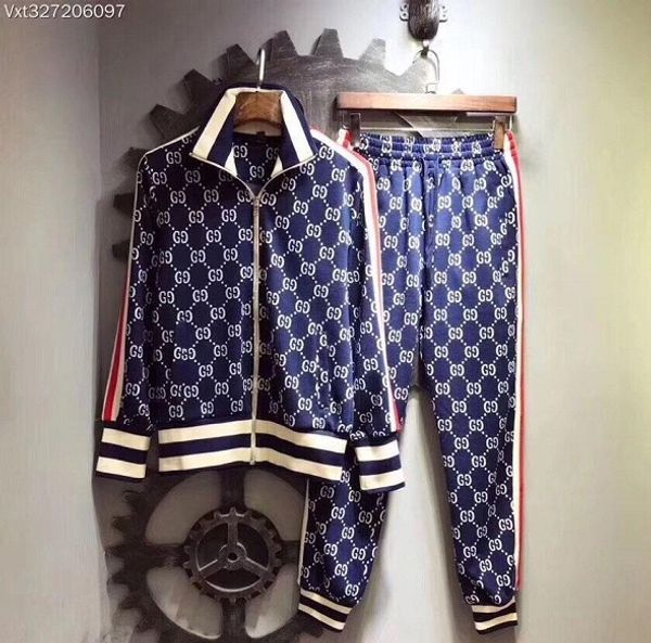

new hoodies sweatshirt tracksuit sweat track suits men women coats jackets casual sweatshirts&nbspGucci jacket pants asian size, Blue;gray