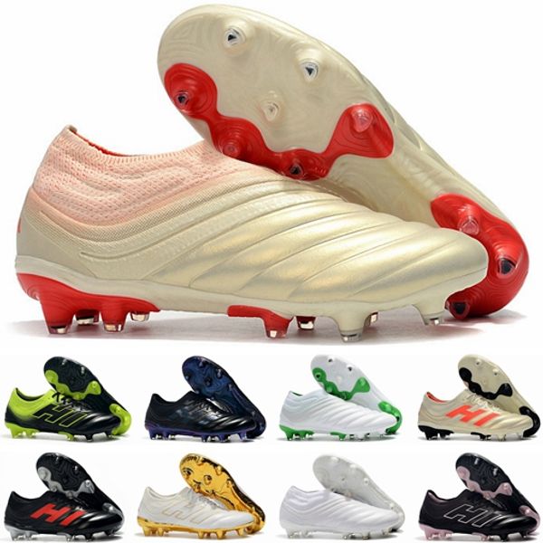 

copa 19+ 19.1 fg ag 19+x 19 slip-on champagne solar red soccer football shoes boots scarpe calcio cleats taquets size 39-45