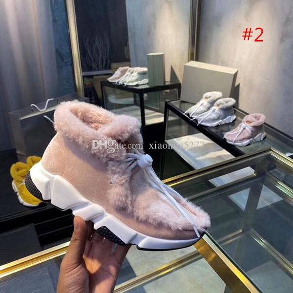 

new autumn winter new women ankle boots knitting wool flat bottom martin boots fashion casual shoes cotton-padded shoes adding, Black