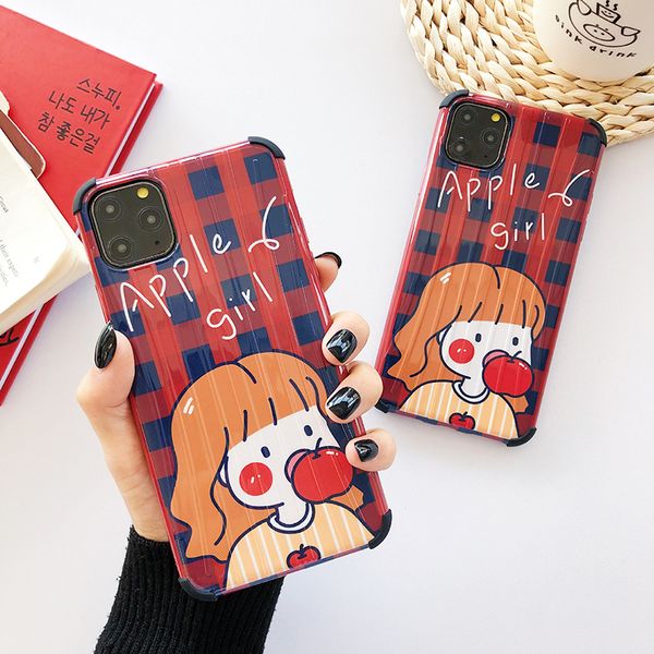 

for iphone 11 pro phone case xs max xr literary plaid girl 6 7 8 x plus suitcase design soft cell phone cases