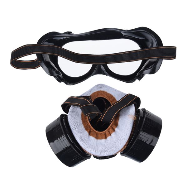 

anti-dust spray gas dual cartridge respirator paint filter mask goggles