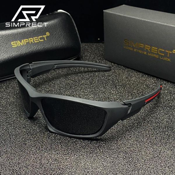 

simprect tr90 polarized sunglasses men 2020 luxury designer square sunglasses retro anti-glare driver's sun glasses for men vbuds