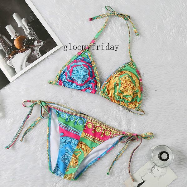 womens green bikini