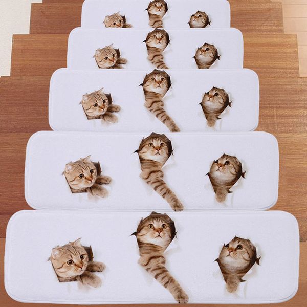 

kittens in front of home bedroom door anti-slip stair mat anti-slip stair pads carpet mat