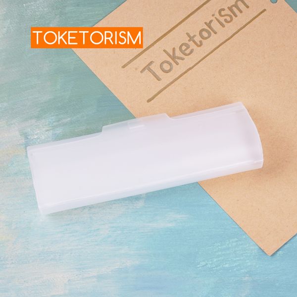 

toketorism lightweight glasses box portable eyeglass case for reading eyeglasses women men, Silver