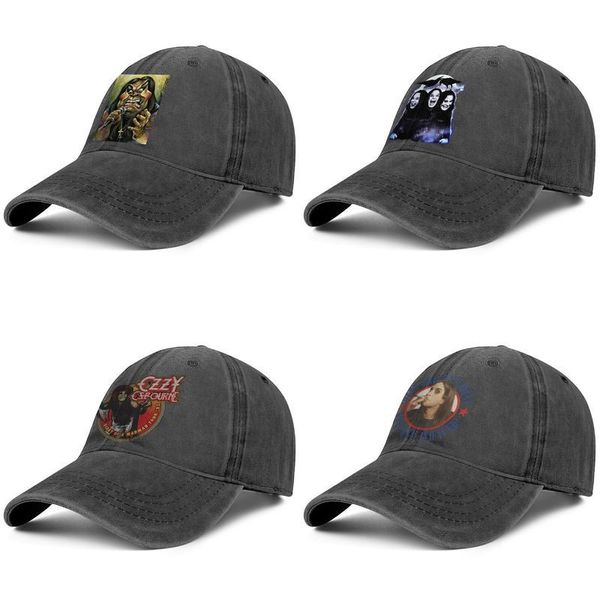 

ozzy osbourne for pbesident i fuckin'inhaled mens and womens trucker denim cap design fitted golf originalsports vintage eam hats, Blue;gray