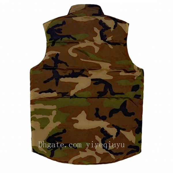 

2019 мужские зимние пальто дизайнер канада маскировочные бронежилеты роскошь вниз doudoune утепленная ветровка вниз жилет канадских женщин о, Black;white