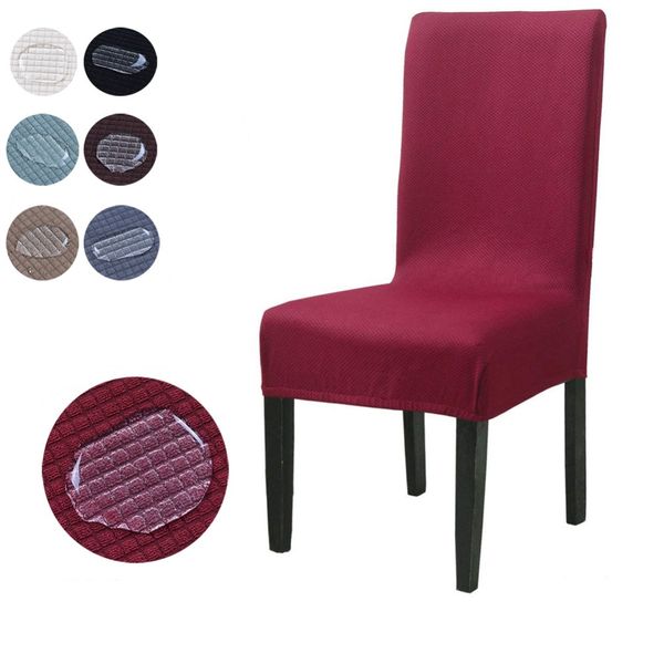 

meijuner velvet fabric chair cover waterproof non-skid anti-dirty spandex soft chair cover for l party banquet home mj019