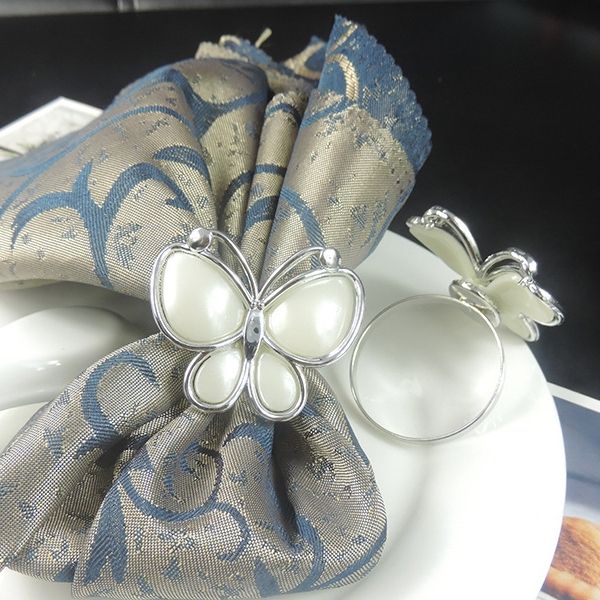 

12 pcs butterfly napkin rings napkin holders gifts for wedding easter festival home kitchen l dinner party and table decora