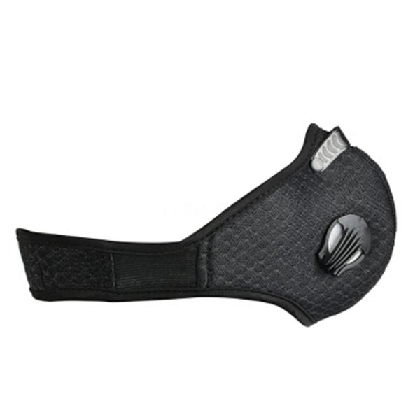 

masque anti 100 1pcs shoes face mouth mask 5-layer ed activated carbon mask #qa167, Black
