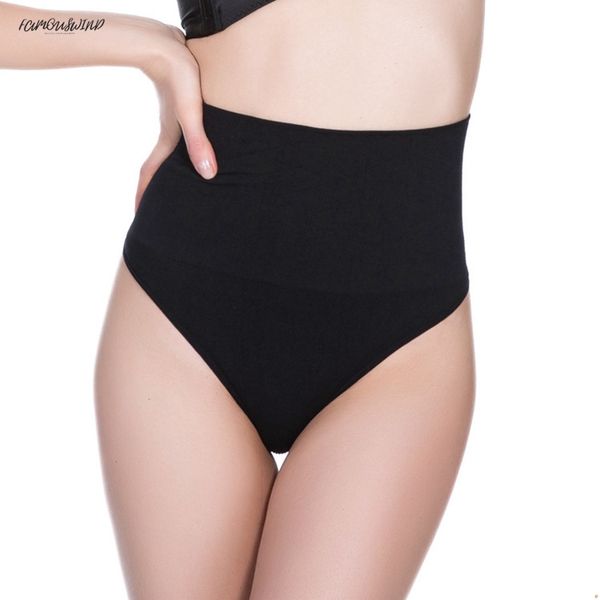 

waist high trainer women tummy slimming control panties body shaper butt lifter 3xl thong panty shapewear underwear plus isze polyester, Black;white