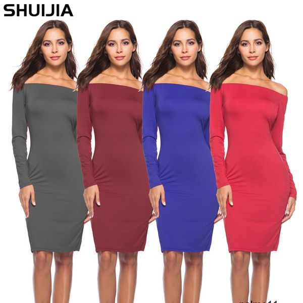 

womens designer multi-color one-neck dress uiil, Black;gray