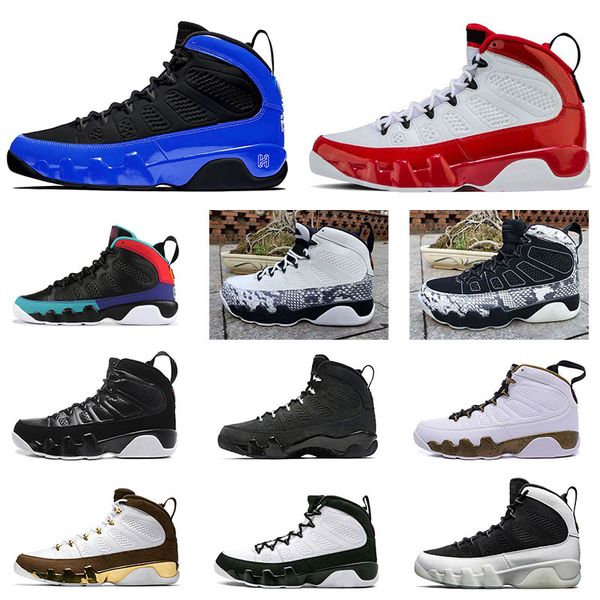 

release 9 9s gym red racer blue mens basketball shoes jumpman lakers mop melo og tour yellow pe anthracite the spirit trainers sneakers, White;red