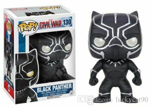 

2019 funko pop captain america 3: civil war black panther vinyl action figure