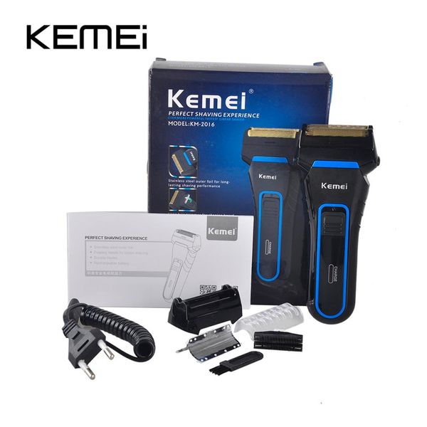 

kemei electric razor electric shavers for men km-2016 rechargeable shaver portable reciprocating double razor