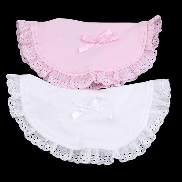 

lace towel baby bib infant burp cloths toddler cotton bib kid dinner feeding cute girl bibs