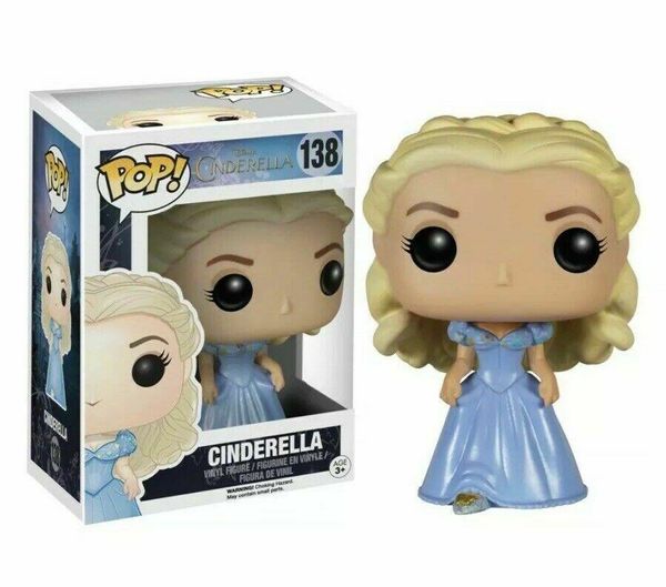 

brandnew 2019 brand new trend funko pop action figures movie cinderella cinderella princess 138 doll doll hand toy